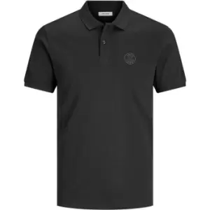 image of Jack and Jones Jersey Polo Shirt Junior Boys - Black