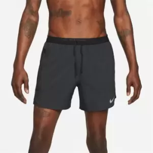 Image of Nike Dri-FIT Stride Mens 5 Brief-Lined Running Shorts - Black