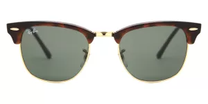 Image of Ray-Ban Clubmaster Sunglasses - Tortoiseshell