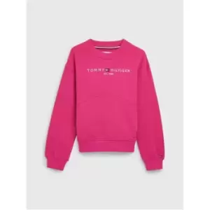 image of Tommy Hilfiger Girls Essential Sweater and Legging Set - Pink