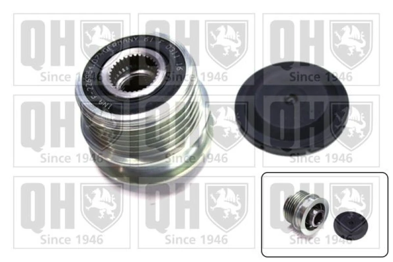 Image of QUINTON HAZELL Alternator clutch pulley QUINTON HAZELL QTR118