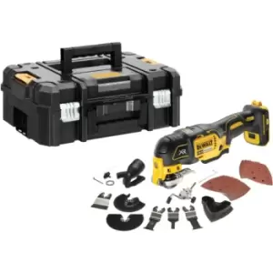 Image of DEWALT - DCS356NT 18v xr Brushless 3 Speed Multi Tool + 35 Accessories & Case