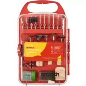 Image of Amtech 71pc Rotary Accessory Set Tool Sanding Hobby Grinding Polishing Kit V2543