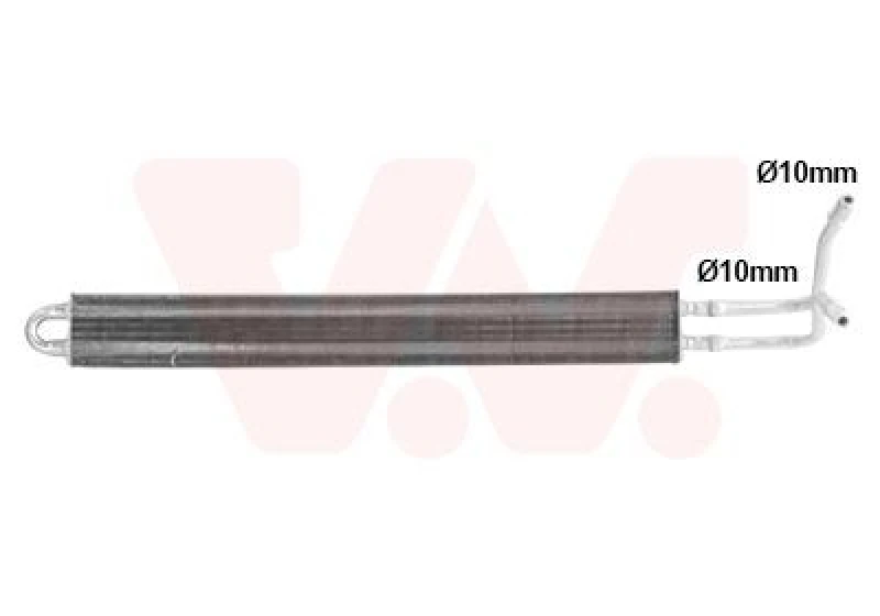 Image of VAN WEZEL Oil Cooler, steering system VAN WEZEL 06013771