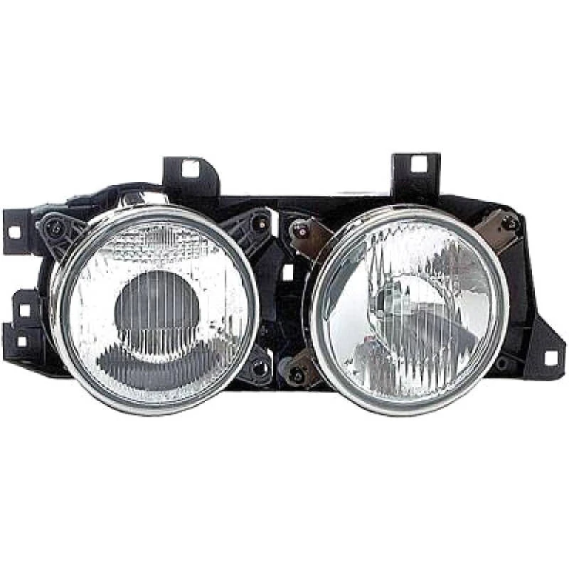Image of DIEDERICHS 1222180 Headlights H1/H1, Right, without motor for headlamp levelling Headlight (259)