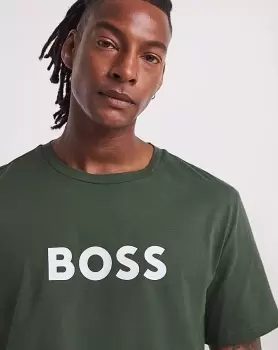 Image of BOSS Green Logo Beach T-Shirt