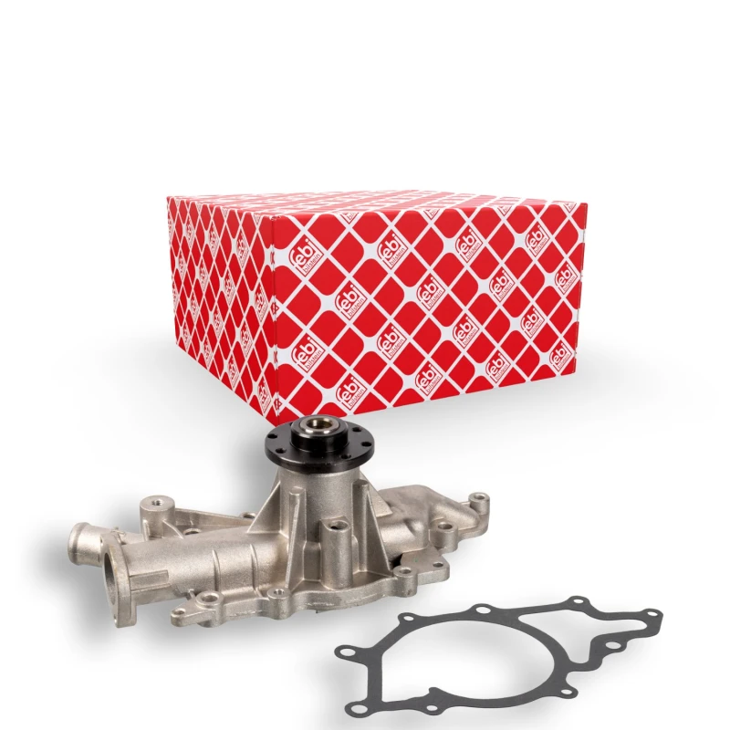 Image of FEBI BILSTEIN 26392 Water pump Cast Aluminium, with gasket/seal Cast Aluminium Water Pump (1260)
