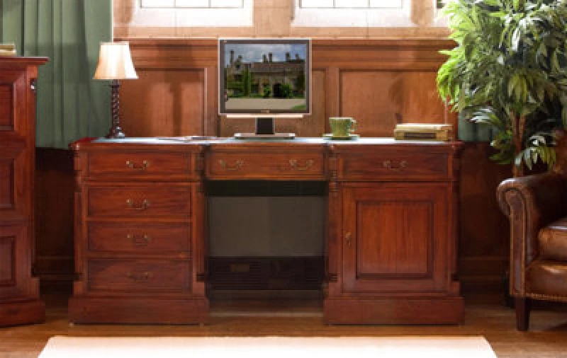 Image of Baumhaus La Roque Twin Pedestal Computer Desk