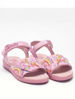 Image of Lelli Kelly Girls Dorothy Unicorn Sandal - Pink