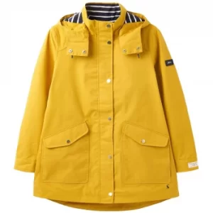 Joules Womens Coast Waterproof Coat Antique Gold 18