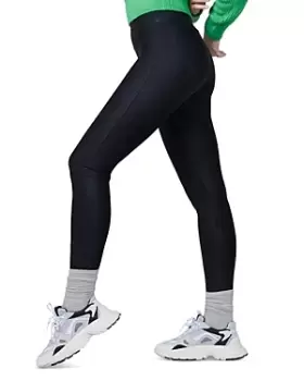 Image of Spanx Faux Leather Foiled Snakeskin Print Leggings