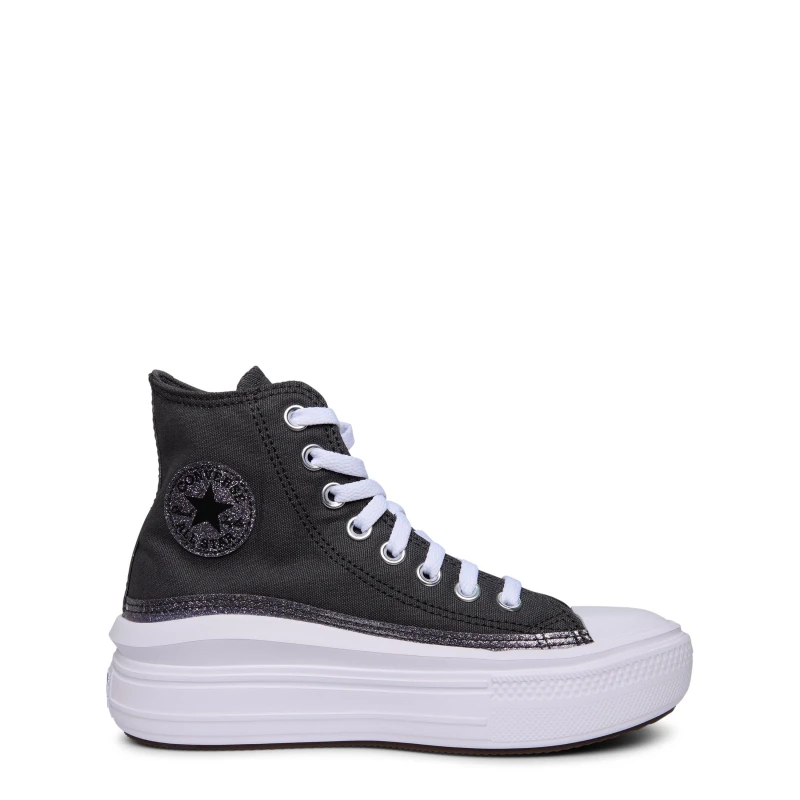 Image of Converse Move Glitter Childrens Grey female 3 (35.5)