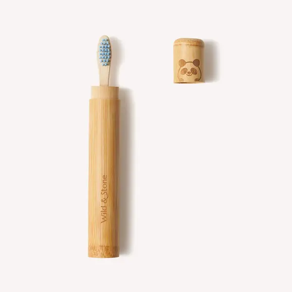 Image of Wild & Stone Bamboo Child Toothbrush Case