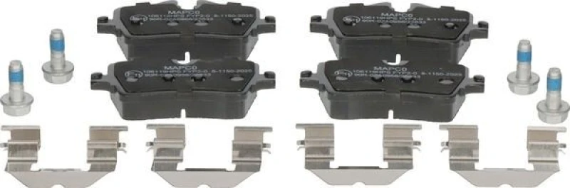 Image of Brake pad set MAPCO 106119HPS