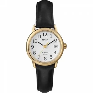 image of Timex T2H341 Womens Easy Reader Date Watch BlackGold