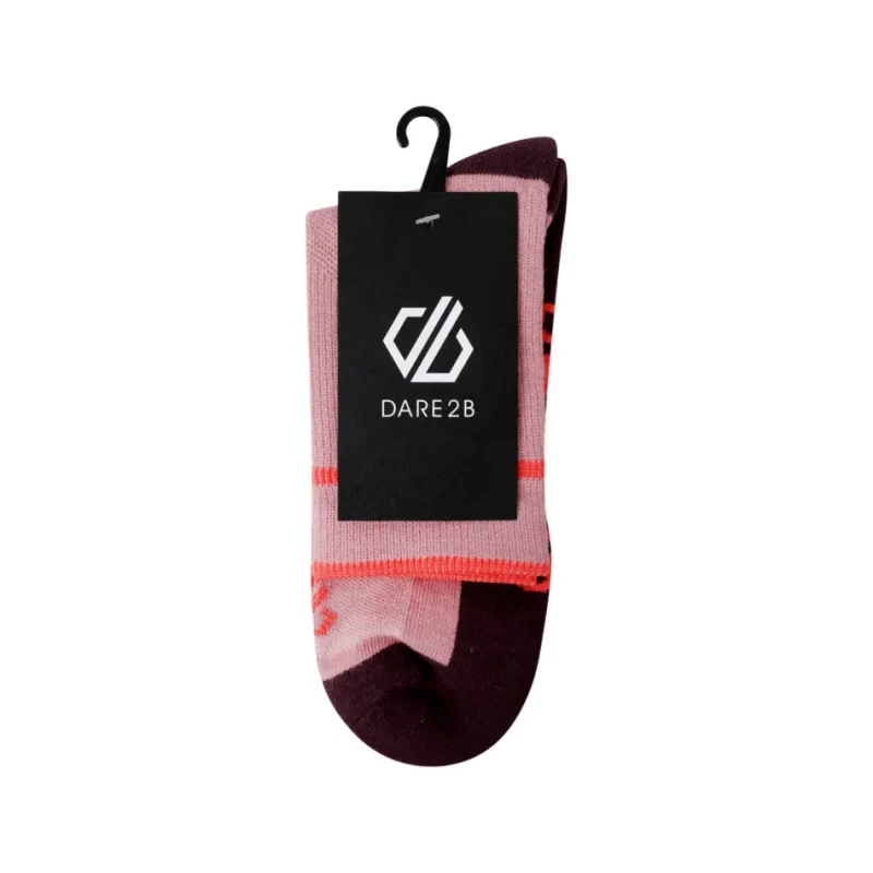 Image of Dare 2b Dare 2b Endurance Walking Socks in Pink Size: 3-5 Pink 3-5 Unisex 5063019923369