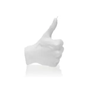 Image of Hand OK Thumbs Up Candle – White