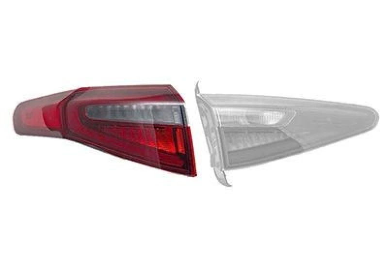 Image of VAN WEZEL Rear light VAN WEZEL 0125921