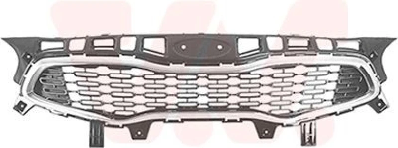 Image of VAN WEZEL Radiator Grille VAN WEZEL 8356510
