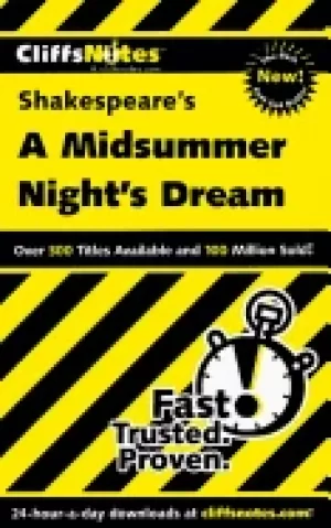 Image of cliffsnotes on shakespeares a midsummer nights dream