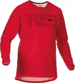 Image of FLY Racing Kinetic Fuel Jersey Red Black L