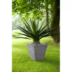 Ivyline Stone Ella Pot 29cm - Grey