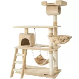 Tectake Cat Tree Scratching Post Marcel - Beige