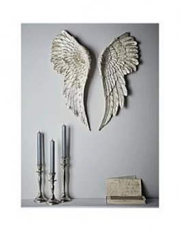 image of Cox & Cox Antique White Angel Wings