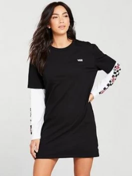 Image of Vans Break Time Dress Black Size XS Women