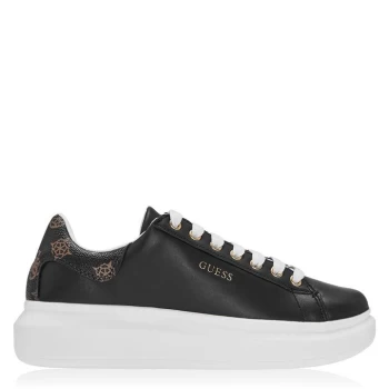 image of Guess Salerno Sneaker - Black / Brown