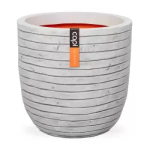 Image of Capi Europe Ball Planter Row NL 54x52 - Ivory