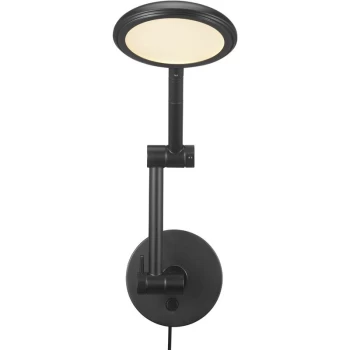 Image of Nordlux - Bend Wall Light in Black - Black