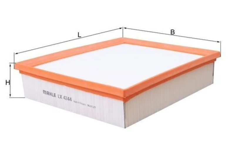 Image of Air filter MAHLE LX 4244