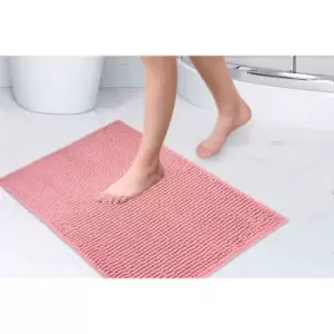 image of Crossland Grove Emma Barclay Noodle Non-slip Bath Mat 40 X 60Cm Dusky Pink