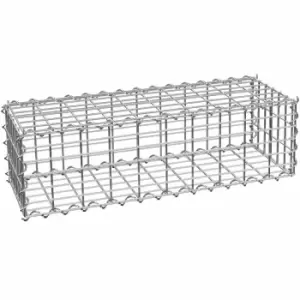 image of Tectake Gabion Basket 5X10cm Grey