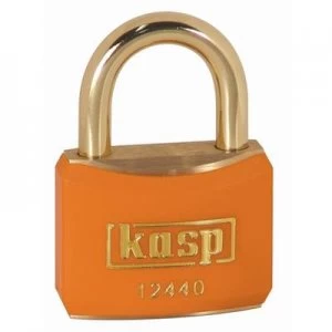 Image of Kasp K12440ORAD Padlock 40 mm Gold yellow Key