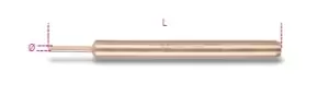 Image of Beta Tools Spark-Proof Pin Punch Ø 8mm Length 120mm (Cu-Be) 000310858