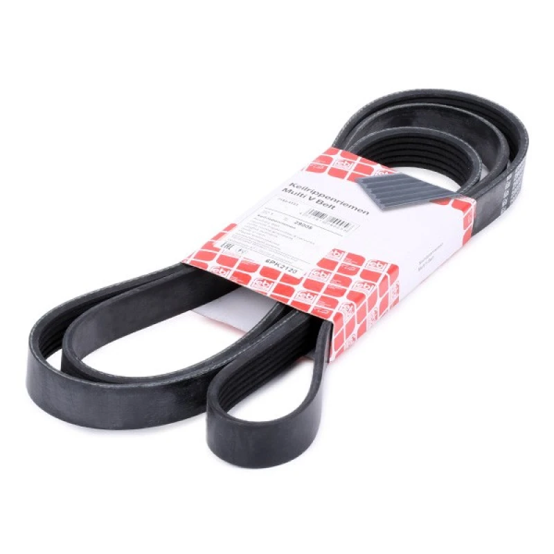 Image of FEBI BILSTEIN 29005 V-ribbed belt EPDM (ethylene propylene diene Monomer (M-class) rubber) V-Ribbed Belts (305)