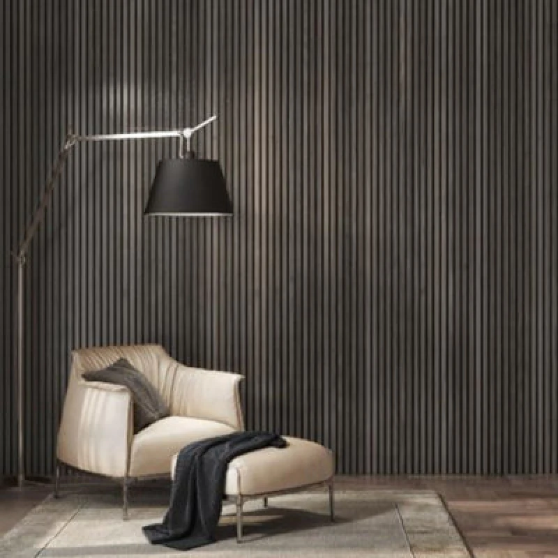Image of Cheshire Mouldings Wpkt11 Acoustic Wall Panel Smoked Oak (L) 2400mm (W) 605mm (T) 22mm