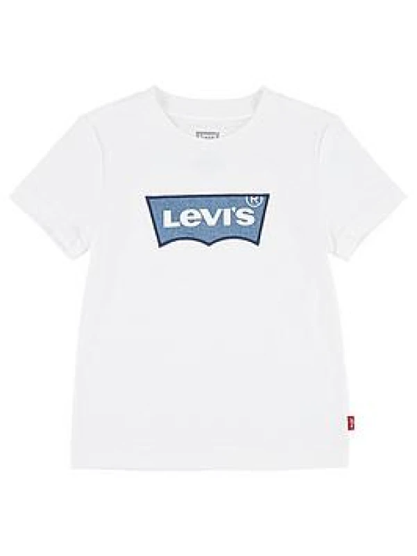 Image of Levis Kids T-Shirt - White Male 7 - 8 Years