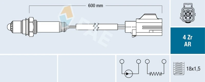 Image of FAE Lambda sensor FAE 75660