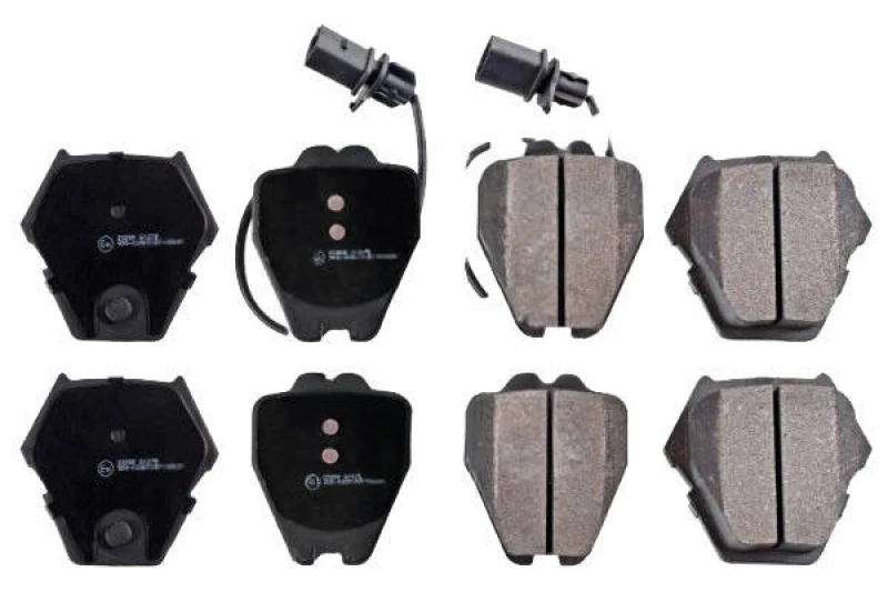 Image of Blue PRINT ADV184273 Brake pad set Front Axle, incl. wear warning contact Brake Pad Set,disc brake (402)