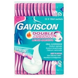 Image of Gaviscon Double Action Liquid Sachet X12
