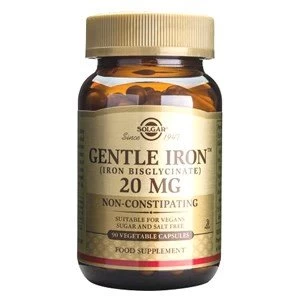 Image of Solgar Gentle Ironamp174 20 mg Vegetable Capsules 180 Vegicaps