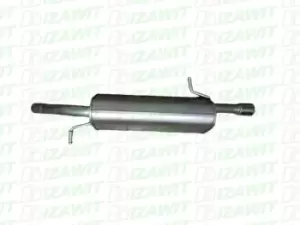 IZAWIT Rear silencer PEUGEOT,CITROEN 27.127 173087,173087