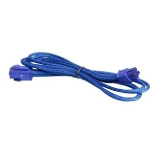 Image of BitFenix Alchemy 4-Pin ATX12V Extension 45cm - sleeved blue/blue