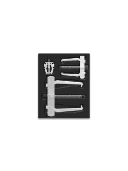 Image of Beta Tools T241 3pc Puller Set in Hard Tray for Roller Cabs 024240241