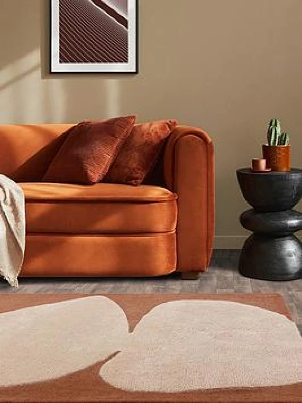 Image of Asiatic Canvas 160X230Cm 05 Collage Rug, Orange CANV1602300005