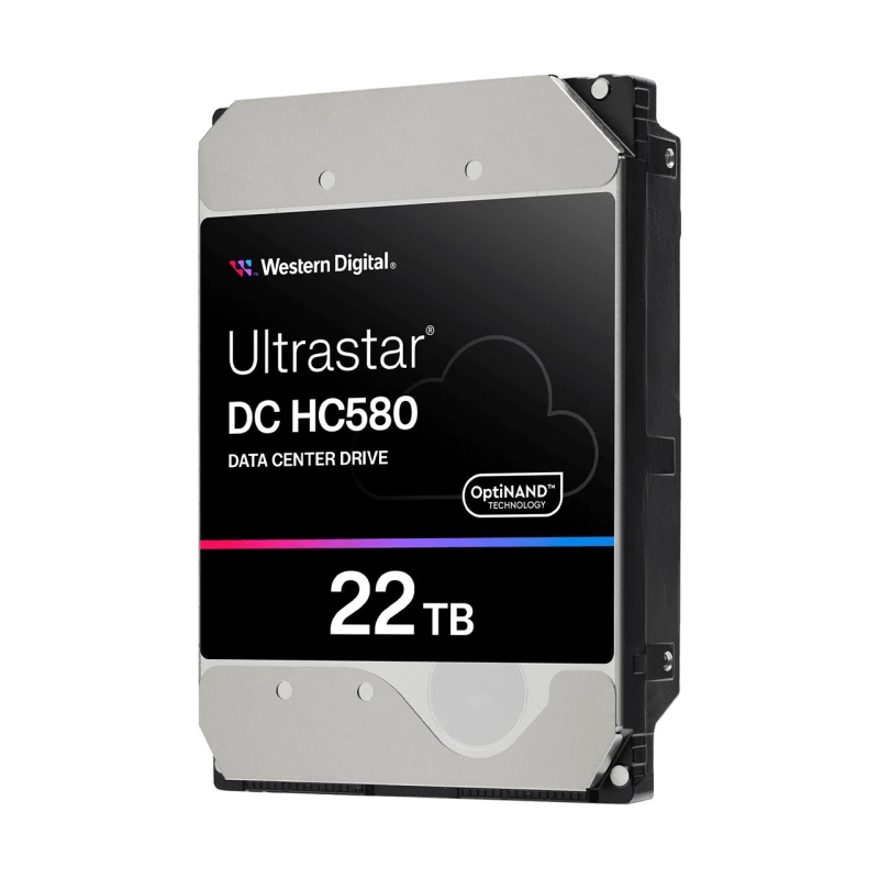 Image of Western Digital Western Digital Ultrastar DC HC580 internal hard drive 22 TB 7200 RPM 512 MB 3.5" SAS 0F62791