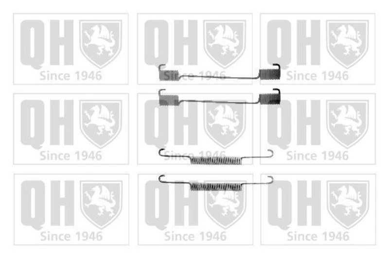 Image of QUINTON HAZELL Brake shoe fitting kit QUINTON HAZELL BFK209